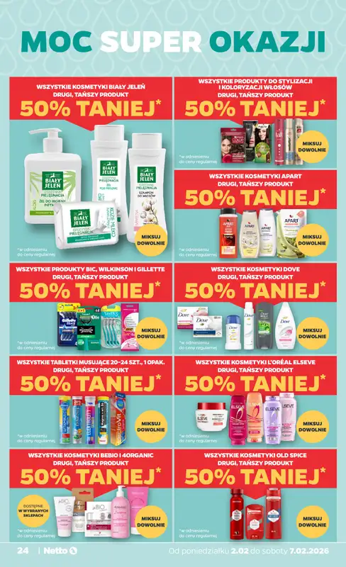 Netto - gazetka promocyjna Gazetka Spożywcza od poniedziałku 02.02 do soboty 07.02 - strona 24