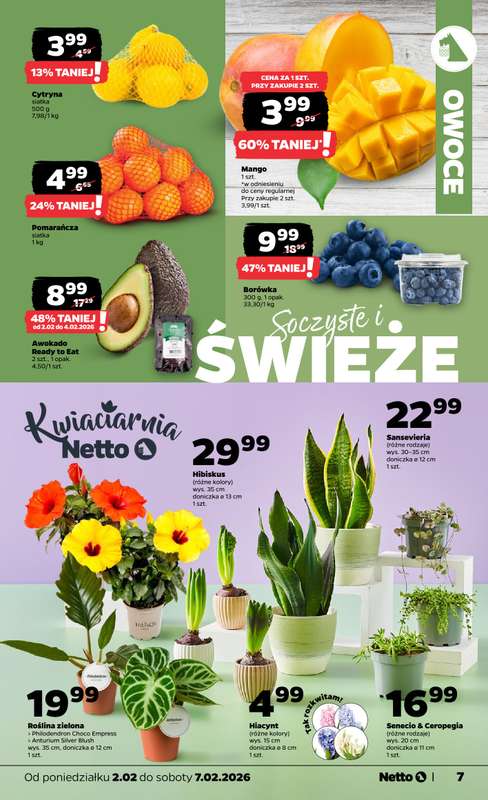 Netto - gazetka promocyjna Gazetka Spożywcza od poniedziałku 02.02 do soboty 07.02 - strona 7