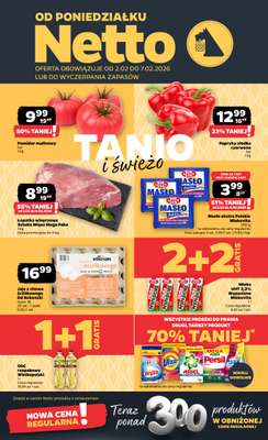 Netto - gazetka promocyjna Gazetka Spożywcza od poniedziałku 02.02 do soboty 07.02