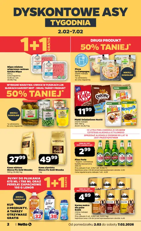 Netto - gazetka promocyjna Gazetka Spożywcza od poniedziałku 02.02 do soboty 07.02 - strona 2