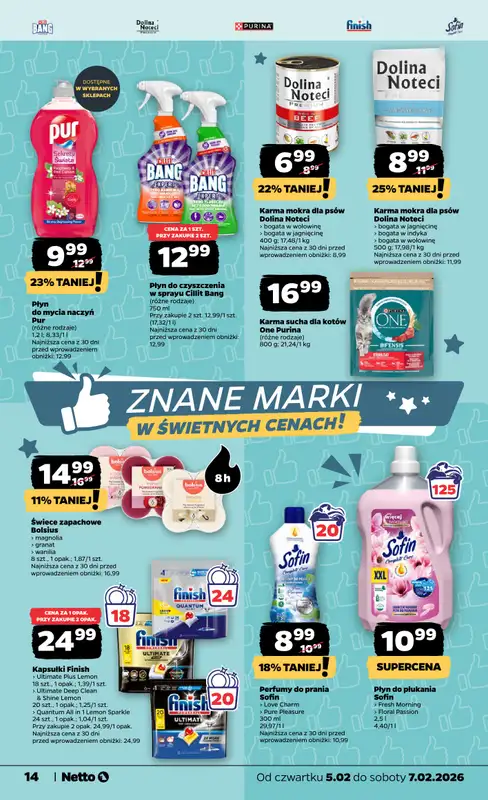 Netto - gazetka promocyjna Gazetka Spożywcza  do soboty 07.02 - strona 14