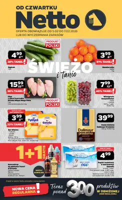 Netto - gazetka promocyjna Gazetka Spożywcza  do soboty 07.02