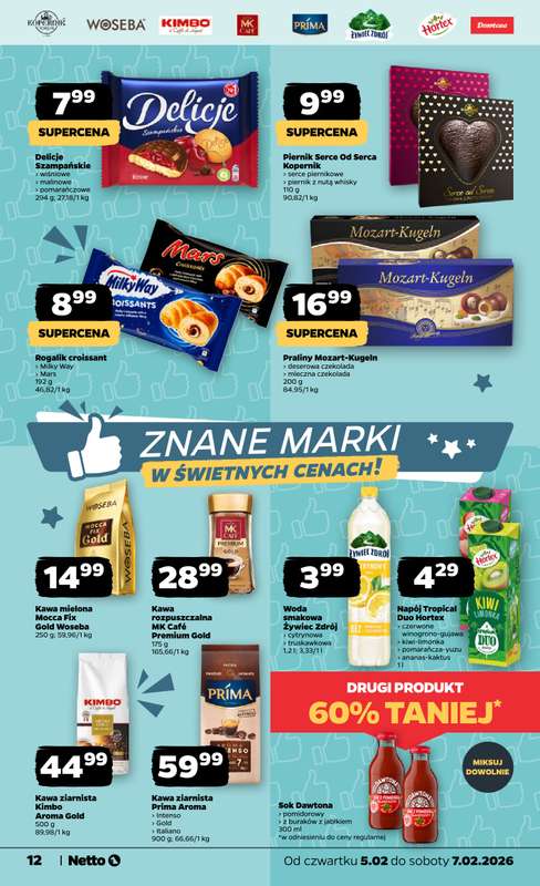 Netto - gazetka promocyjna Gazetka Spożywcza  do soboty 07.02 - strona 12