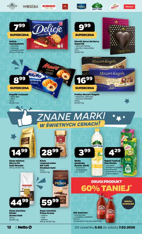 Netto - gazetka promocyjna Gazetka Spożywcza  do soboty 07.02 - strona 12