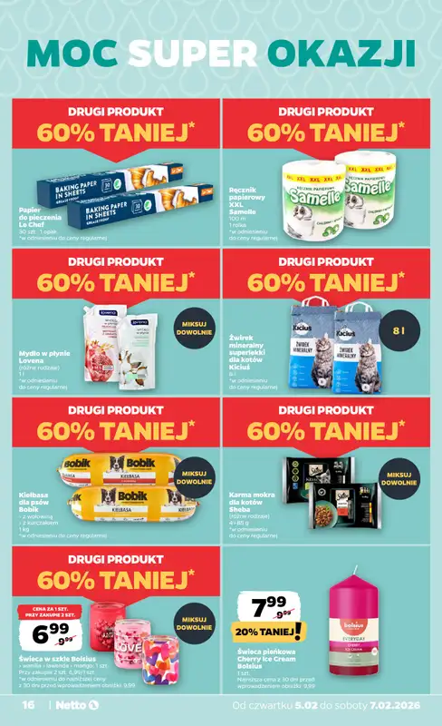 Netto - gazetka promocyjna Gazetka Spożywcza  do soboty 07.02 - strona 16