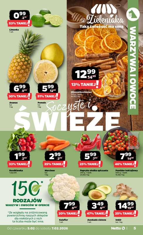 Netto - gazetka promocyjna Gazetka Spożywcza  do soboty 07.02 - strona 5