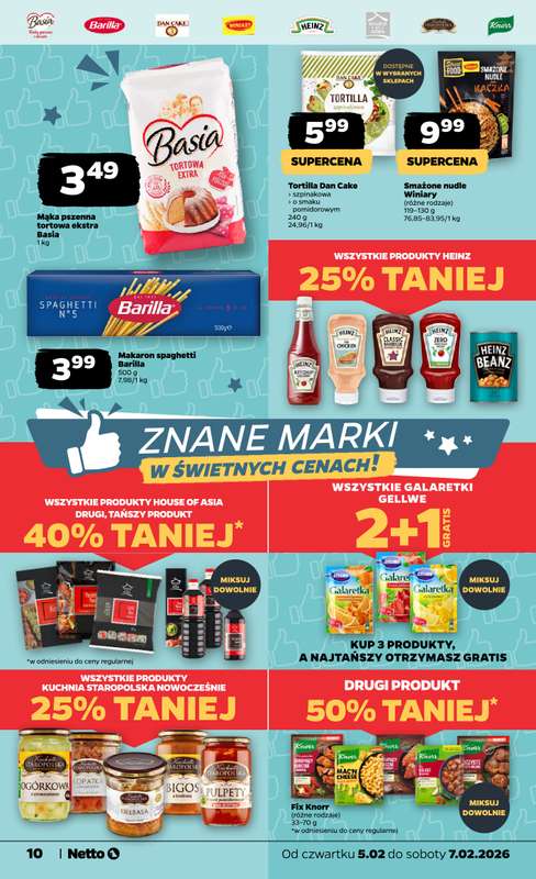 Netto - gazetka promocyjna Gazetka Spożywcza  do soboty 07.02 - strona 10