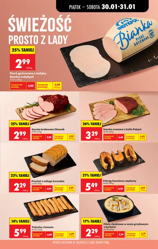 Biedronka - gazetka promocyjna Od piątku, Z ladą tradycyjną od piątku 30.01 do czwartku 05.02 - strona 23