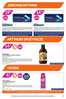 DOZ.PL - gazetka promocyjna Gazetka od poniedziałku 02.02 do niedzieli 22.02 - strona 5