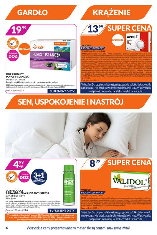 DOZ.PL - gazetka promocyjna Gazetka od poniedziałku 02.02 do niedzieli 22.02 - strona 4