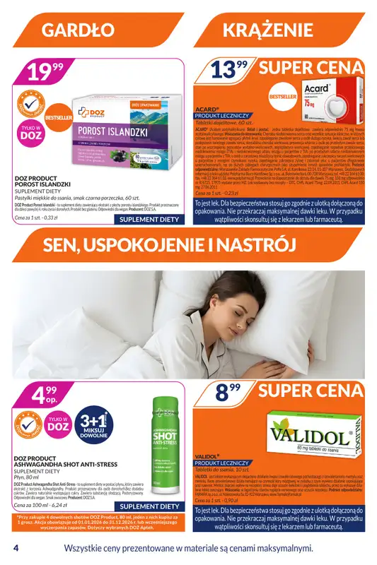 DOZ.PL - gazetka promocyjna Gazetka od poniedziałku 02.02 do niedzieli 22.02 - strona 4