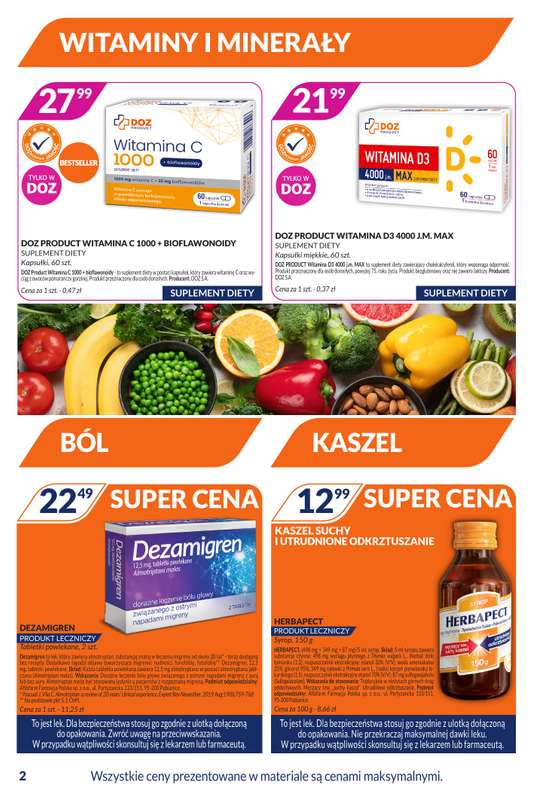 DOZ.PL - gazetka promocyjna Gazetka od poniedziałku 02.02 do niedzieli 22.02 - strona 2