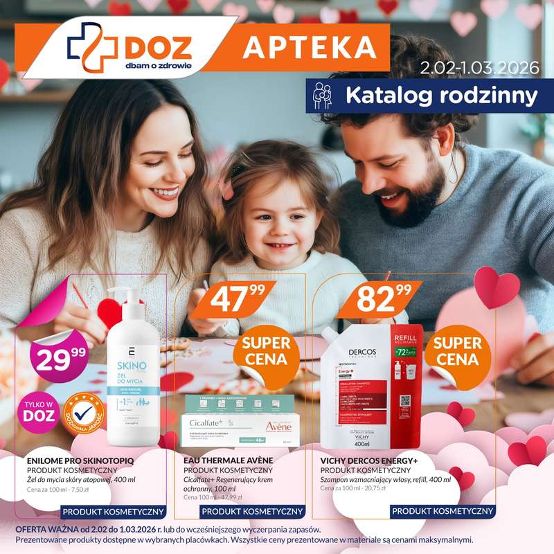 DOZ.PL - gazetka promocyjna Katalog rodzinny od poniedziałku 02.02 do niedzieli 01.03