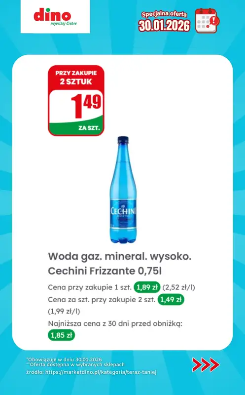 Dino - gazetka promocyjna Specjalna oferta na 30.01.2026 - promocje spoza gazetki od piątku 30.01 do piątku 30.01 - strona 3