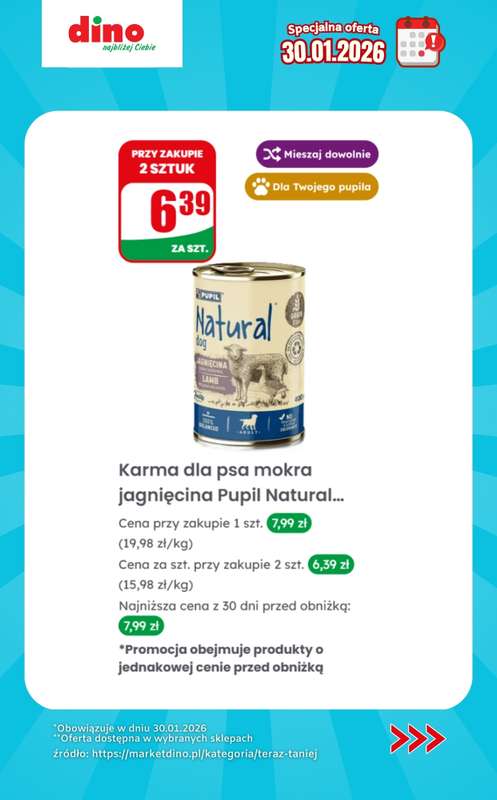 Dino - gazetka promocyjna Specjalna oferta na 30.01.2026 - promocje spoza gazetki od piątku 30.01 do piątku 30.01 - strona 12