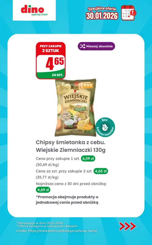 Dino - gazetka promocyjna Specjalna oferta na 30.01.2026 - promocje spoza gazetki od piątku 30.01 do piątku 30.01 - strona 8
