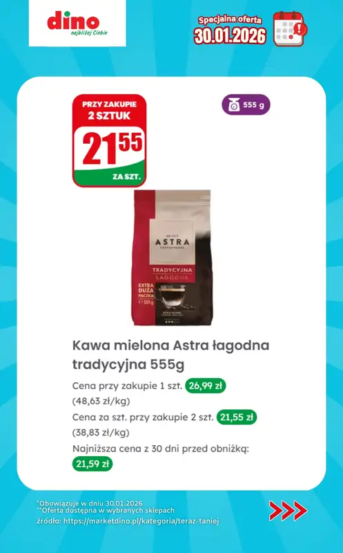 Dino - gazetka promocyjna Specjalna oferta na 30.01.2026 - promocje spoza gazetki od piątku 30.01 do piątku 30.01 - strona 9