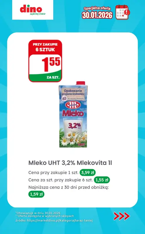 Dino - gazetka promocyjna Specjalna oferta na 30.01.2026 - promocje spoza gazetki od piątku 30.01 do piątku 30.01 - strona 4