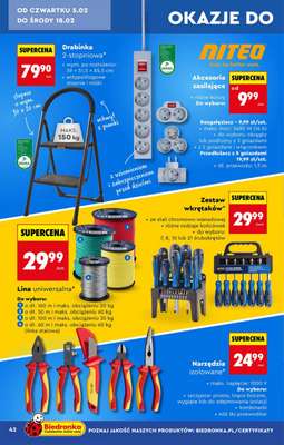 Biedronka - gazetka promocyjna Hity i inspiracje, od 31.01 od soboty 31.01 do środy 18.02 - strona 42