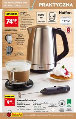 Biedronka - gazetka promocyjna Hity i inspiracje, od 31.01 od soboty 31.01 do środy 18.02 - strona 16