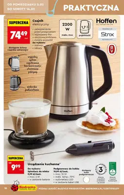 Biedronka - gazetka promocyjna Hity i inspiracje, od 31.01 od soboty 31.01 do środy 18.02 - strona 16