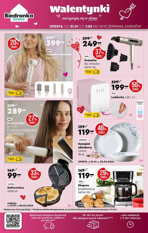 Biedronka - gazetka promocyjna Hity i inspiracje, od 31.01 od soboty 31.01 do środy 18.02 - strona 46