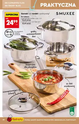 Biedronka - gazetka promocyjna Hity i inspiracje, od 31.01 od soboty 31.01 do środy 18.02 - strona 28