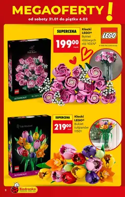 Biedronka - gazetka promocyjna Hity i inspiracje, od 31.01 od soboty 31.01 do środy 18.02 - strona 2
