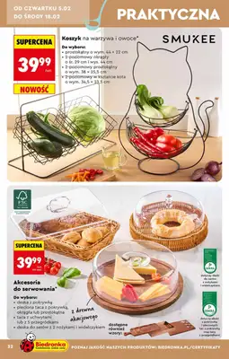 Biedronka - gazetka promocyjna Hity i inspiracje, od 31.01 od soboty 31.01 do środy 18.02 - strona 32