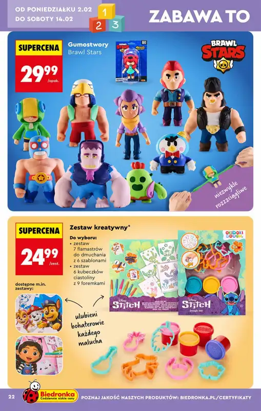 Biedronka - gazetka promocyjna Hity i inspiracje, od 31.01 od soboty 31.01 do środy 18.02 - strona 22