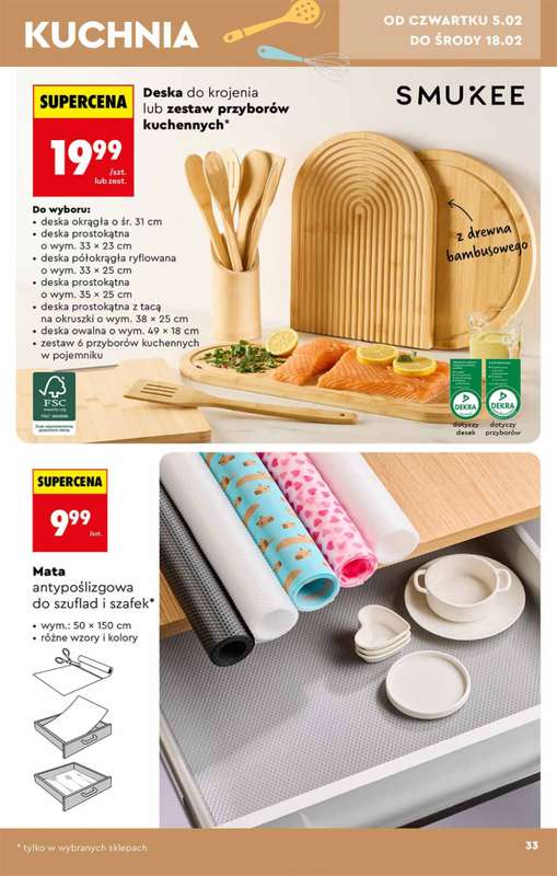 Biedronka - gazetka promocyjna Hity i inspiracje, od 31.01 od soboty 31.01 do środy 18.02 - strona 33