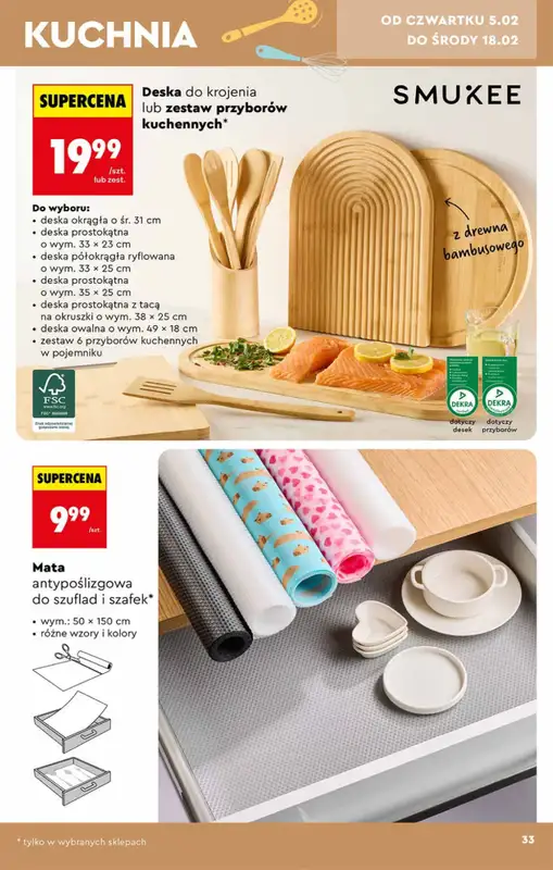 Biedronka - gazetka promocyjna Hity i inspiracje, od 31.01 od soboty 31.01 do środy 18.02 - strona 33