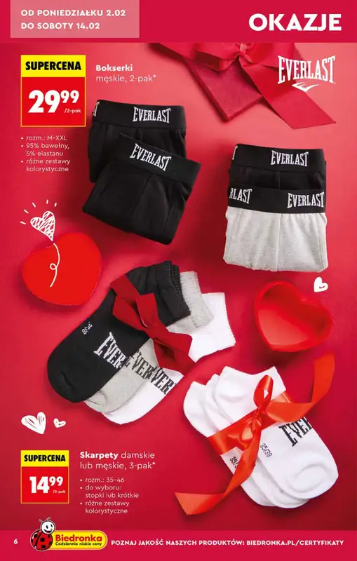 Biedronka - gazetka promocyjna Hity i inspiracje, od 31.01 od soboty 31.01 do środy 18.02 - strona 6