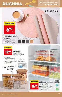 Biedronka - gazetka promocyjna Hity i inspiracje, od 31.01 od soboty 31.01 do środy 18.02 - strona 15