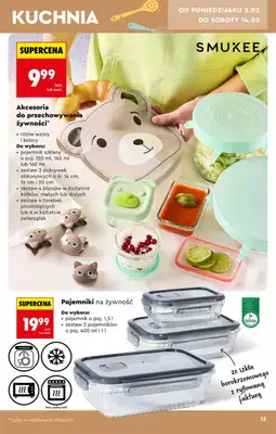 Biedronka - gazetka promocyjna Hity i inspiracje, od 31.01 od soboty 31.01 do środy 18.02 - strona 13