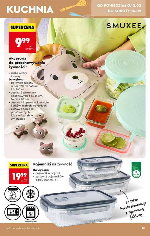 Biedronka - gazetka promocyjna Hity i inspiracje, od 31.01 od soboty 31.01 do środy 18.02 - strona 13