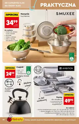 Biedronka - gazetka promocyjna Hity i inspiracje, od 31.01 od soboty 31.01 do środy 18.02 - strona 30