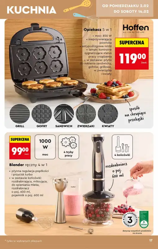 Biedronka - gazetka promocyjna Hity i inspiracje, od 31.01 od soboty 31.01 do środy 18.02 - strona 17