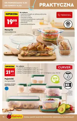 Biedronka - gazetka promocyjna Hity i inspiracje, od 31.01 od soboty 31.01 do środy 18.02 - strona 14