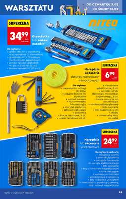 Biedronka - gazetka promocyjna Hity i inspiracje, od 31.01 od soboty 31.01 do środy 18.02 - strona 43