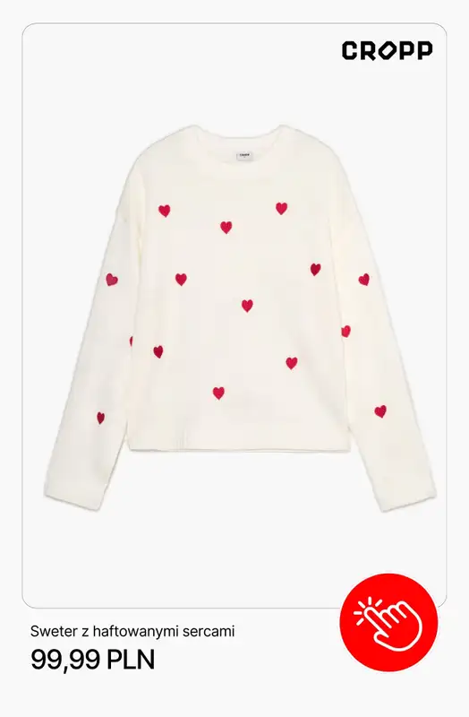 Cropp - gazetka promocyjna Kolekcja My Cringe Valentines dla niej od piątku 30.01  - strona 9