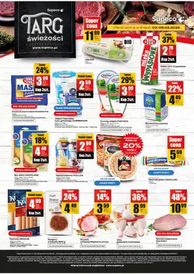 Supeco - gazetka promocyjna Targ Świeżości od wtorku 03.02 do poniedziałku 09.02
