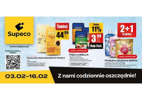 Supeco - gazetka promocyjna BLB od wtorku 03.02 do poniedziałku 16.02