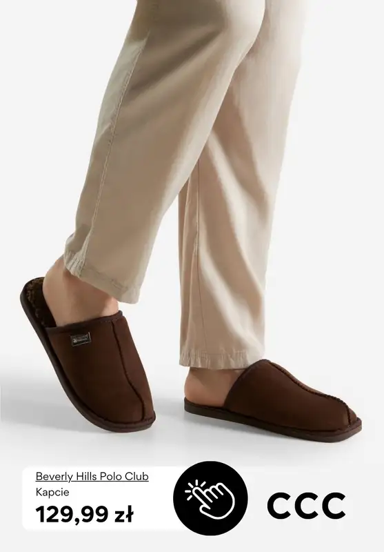 CCC - gazetka promocyjna Kapcie męskie od 59,99 zł od niedzieli 01.02  - strona 7