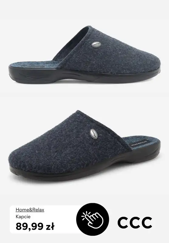 CCC - gazetka promocyjna Kapcie męskie od 59,99 zł od niedzieli 01.02  - strona 10