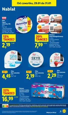 Lidl - gazetka promocyjna Oferta od czwartku od czwartku 29.01 do soboty 31.01 - strona 35