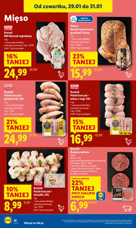 Lidl - gazetka promocyjna Oferta od czwartku od czwartku 29.01 do soboty 31.01 - strona 26