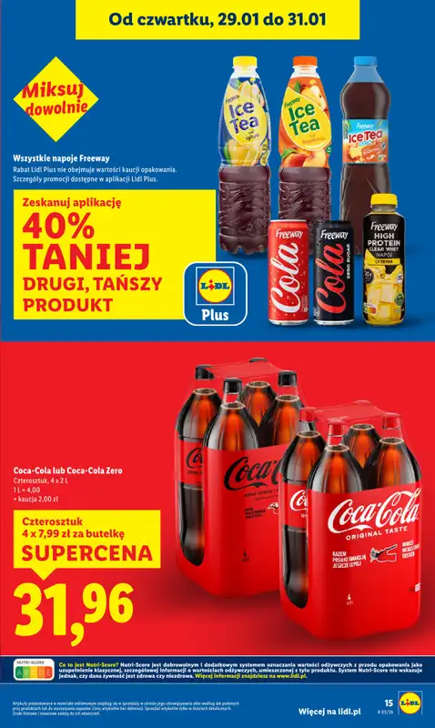 Lidl - gazetka promocyjna Oferta od czwartku od czwartku 29.01 do soboty 31.01 - strona 15