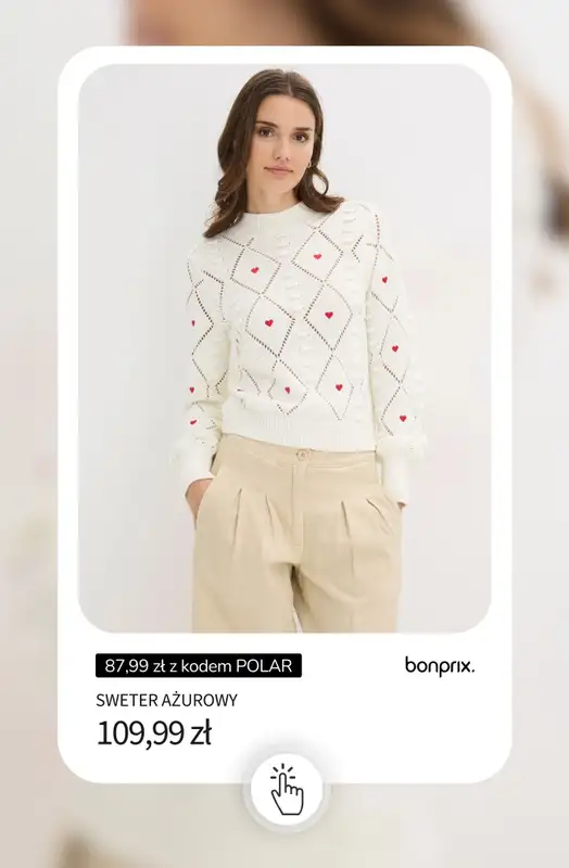 bonprix - gazetka promocyjna 20% rabatu na KURTKI i SWETRY + darmowa dostawa! od piątku 30.01 do soboty 31.01 - strona 2