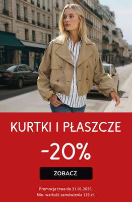 bonprix - gazetka promocyjna 20% rabatu na KURTKI i SWETRY + darmowa dostawa! od piątku 30.01 do soboty 31.01
